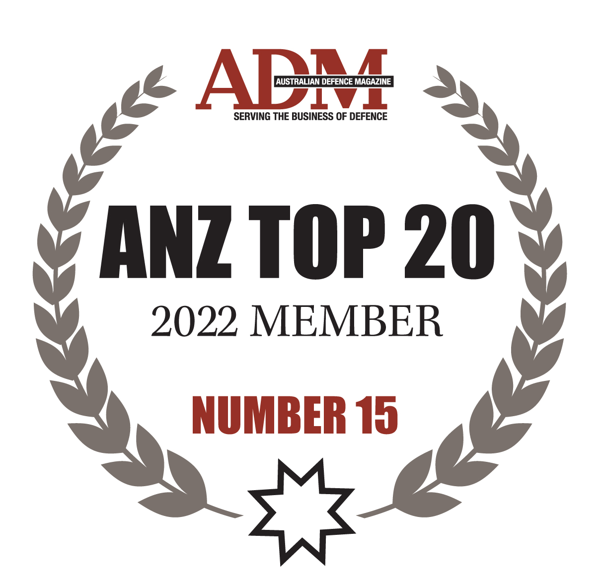 #15 ADM Top ANZ SMEs 2022 logo